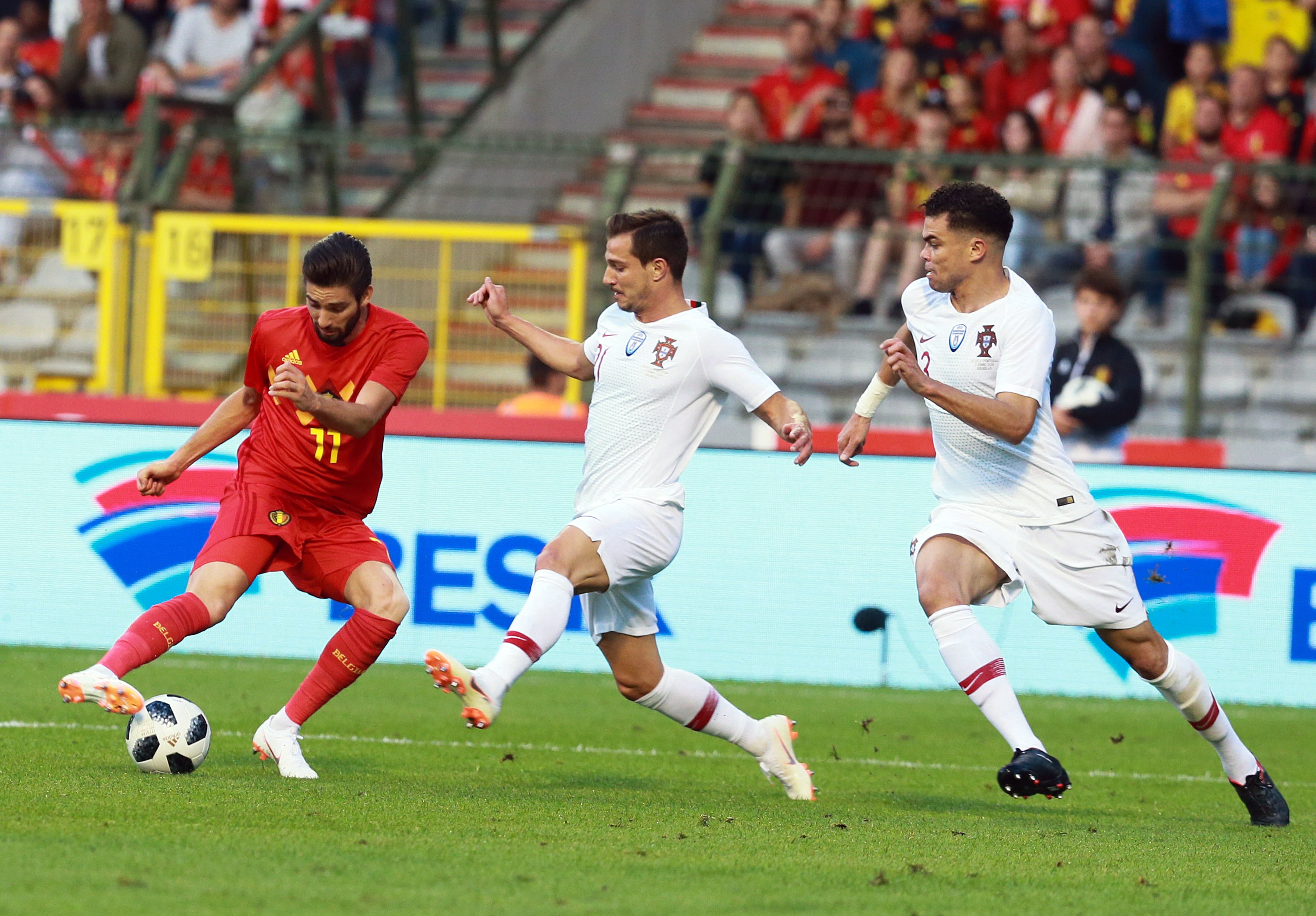 Portugal empata na Bélgica no segundo encontro de preparação para o Mundial2018