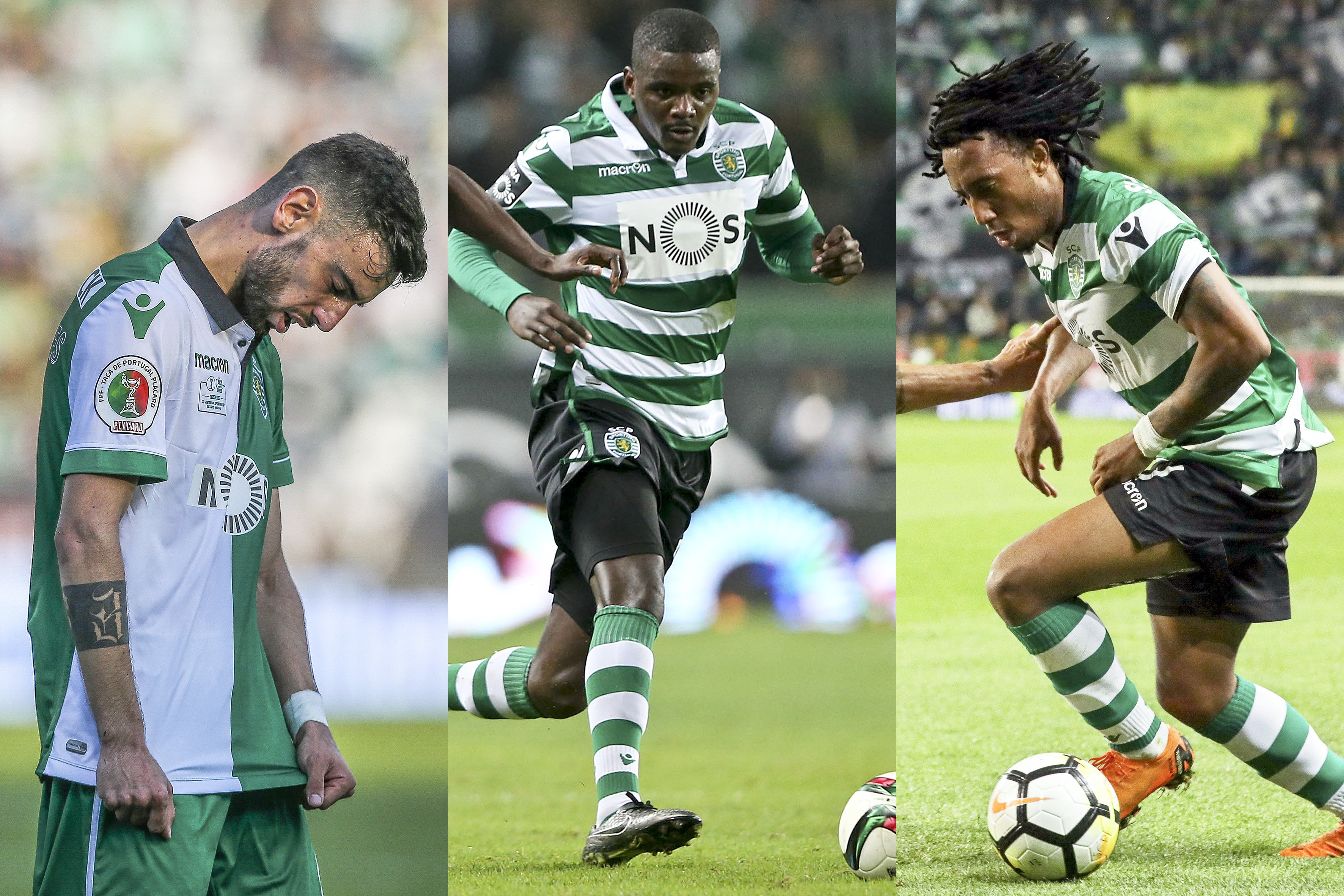 Jogadores Gelson, William e Bruno Fernandes rescindem contratos com Sporting