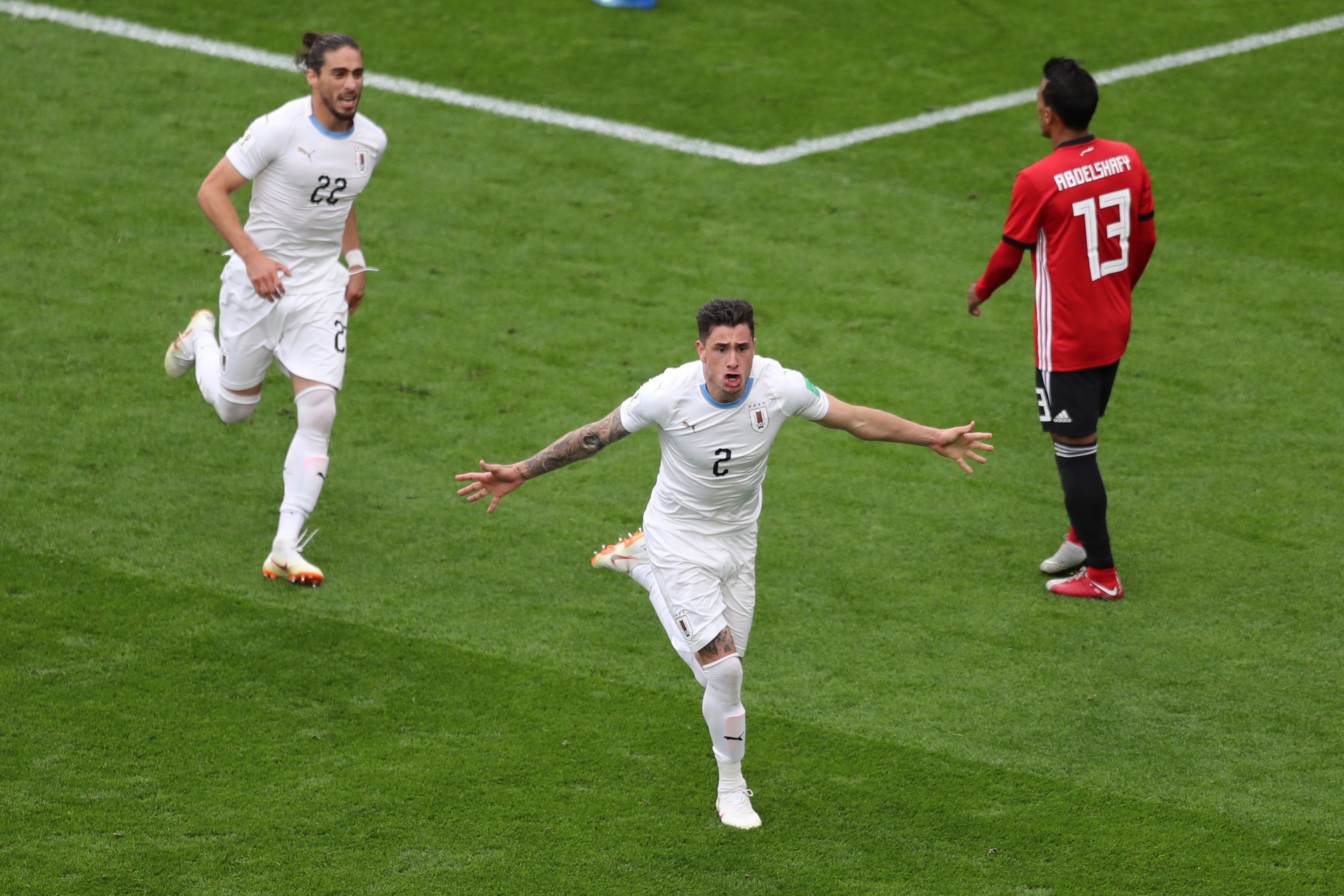 Mundial2018: Uruguai bate Egito com golo de Giménez a acabar