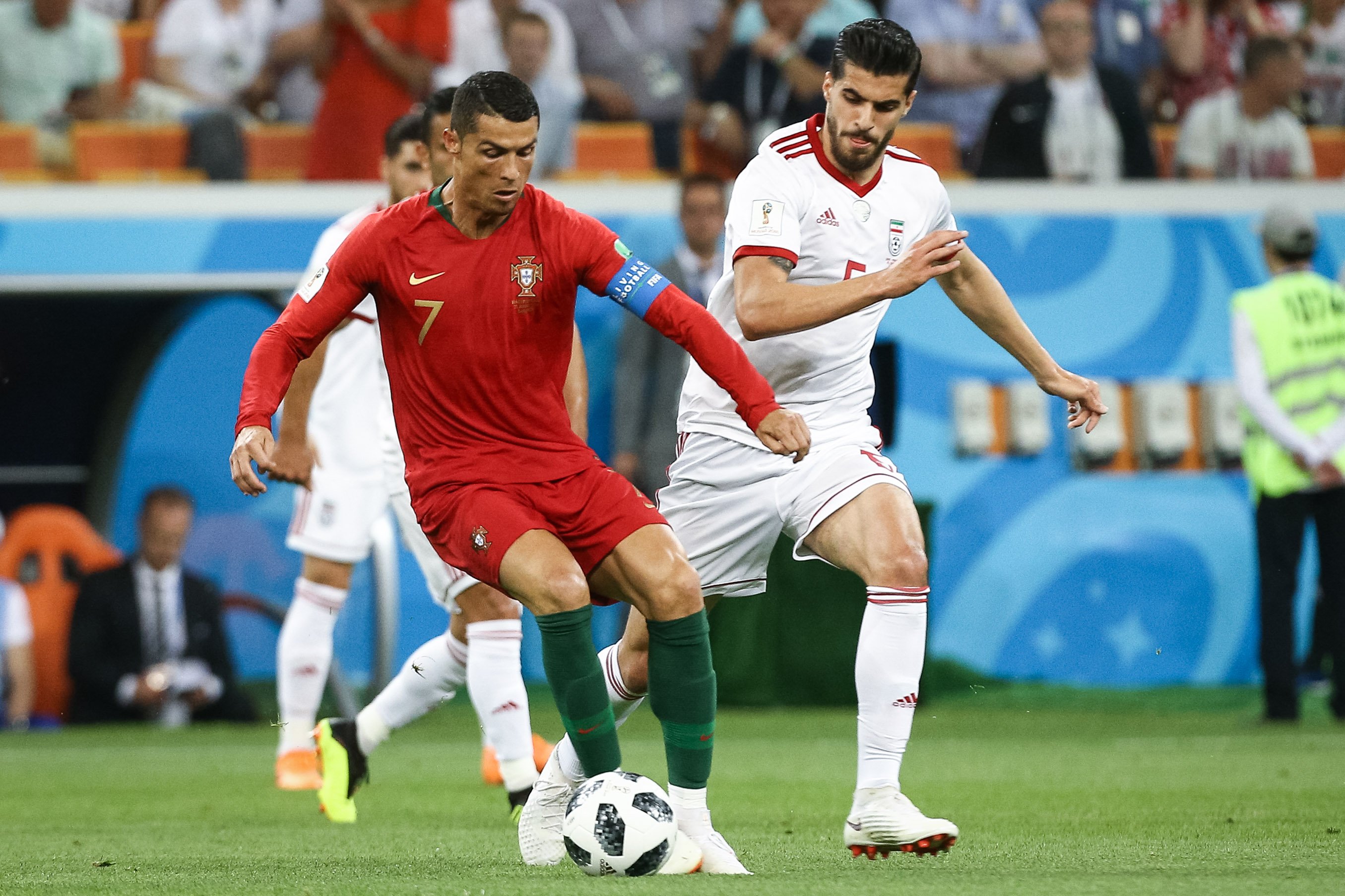 Portugal vence o Irão por 1-0, ao intervalo