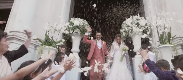 Depois da cerimónia, o emocionante vídeo do casamento de Carlos Martins e Mónica