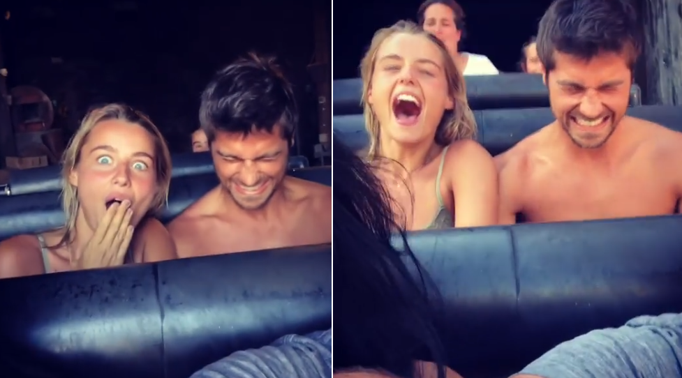 De férias, Kelly Bailey e Lourenço Ortigão partilham vídeo divertido e cheio de adrenalina