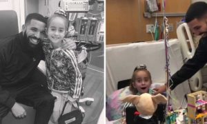 Video: Drake surpreende menina de 11 anos que espera por transplante de coração