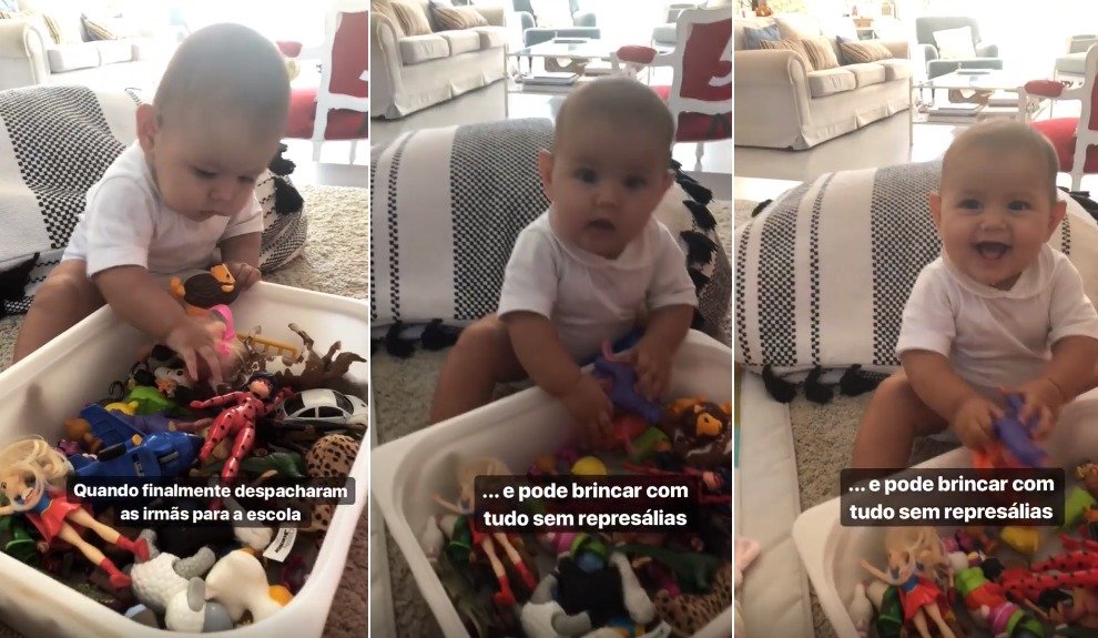 Video: Carolina Patrocínio partilha momento de &#8216;felicidade&#8217; da filha mais nova