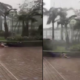 Video: Tufão arrasta pessoas na rua com ventos de 180Km/h