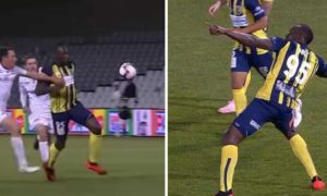 Video: Usain Bolt estreou-se a marcar no futebol. E com dois golos&#8230;