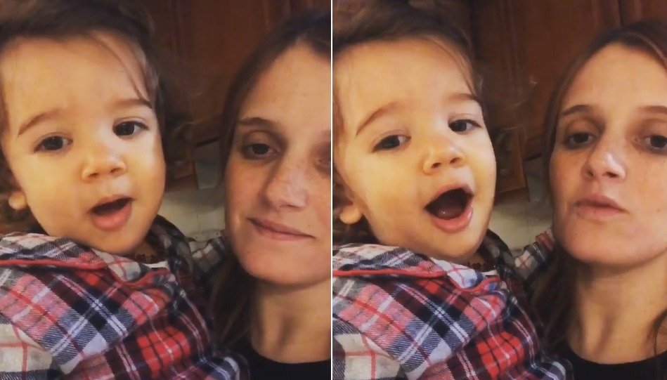 Video: Carolina Deslandes mostra as &#8216;primeiras palavras&#8217; do filho mais novo