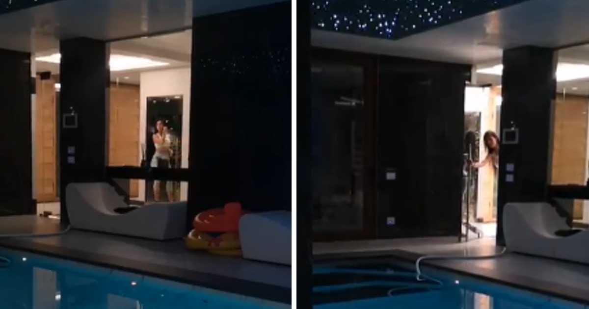 Video: Ronaldo &#8220;apanha&#8221; Georgina em video gravado na mansão em Turim