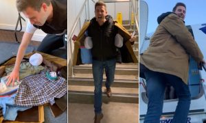Video: Passageiro &#8220;finta&#8221; Ryanair e leva toda a bagagem sem pagar