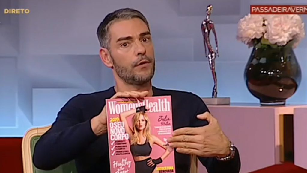 Cláudio Ramos: &#8220;Se a Joana não tivesse feito os comentários, a Júlia Palha não estava na capa desta revista&#8221;