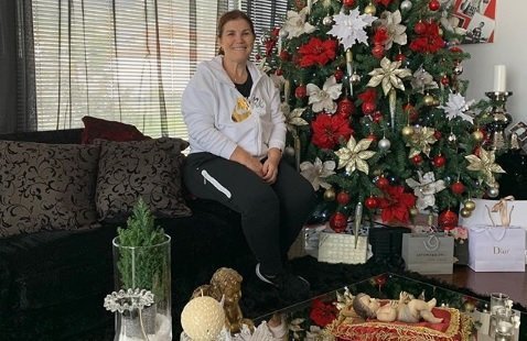 Video: Dolores Aveiro apresenta decorações de Natal, e faz visita guiada à sua casa