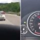 Video: Condutor de BMW &#8220;picado&#8221; por Fiat Panda a mais de 200Kmh