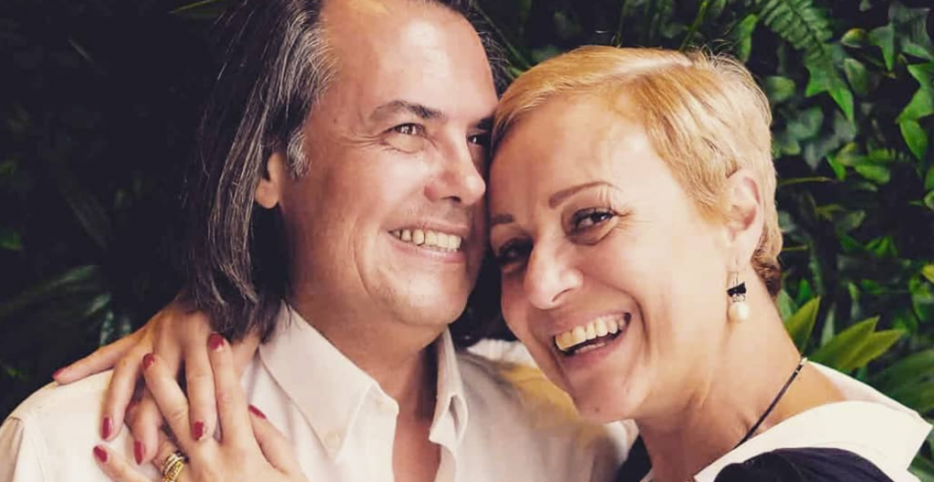 A fotografia inédita do casamento de Carla Andrino e Mário Rui