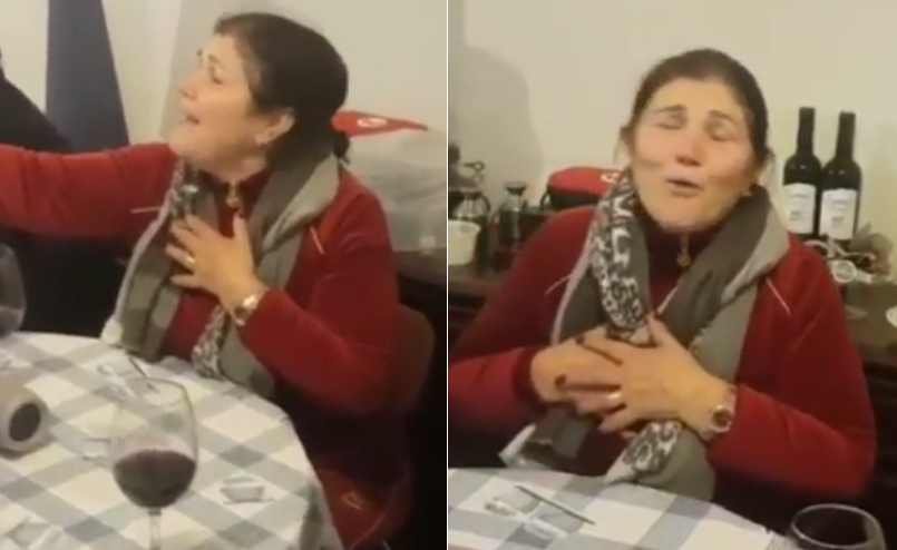 Video: &#8220;É assim mesmo!&#8221; Dolores Aveiro emociona-se a cantar o fado em jantar de amigos