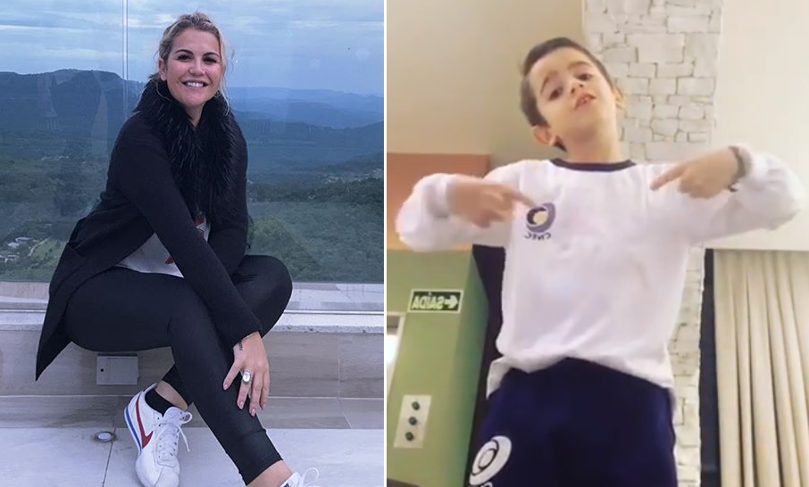 Kátia Aveiro partilha video do filho a dançar e fãs comparam-no a Cristiano Ronaldo