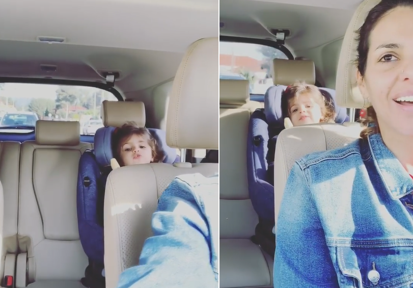 Video: Cuca Roseta mostra filha a cantar no carro e &#8216;derrete&#8217; fãs