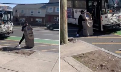 Video: Homem rouba caixa multibanco e tenta transportá-la de&#8230; autocarro