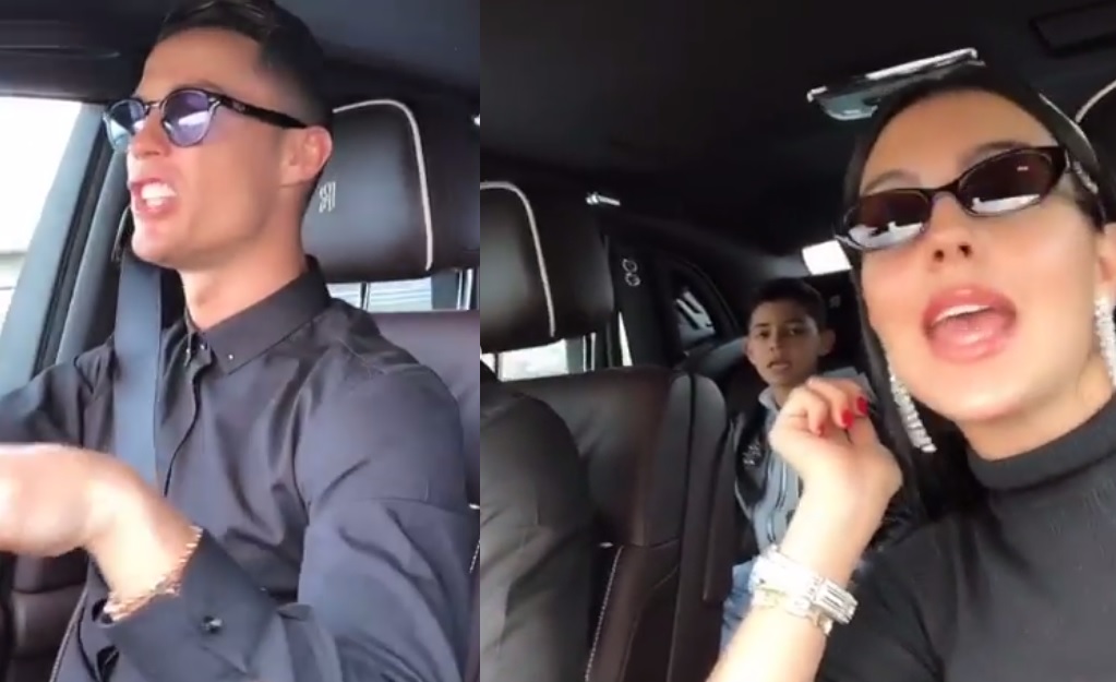 Video: Cristiano Ronaldo, Georgina e filho cantam (e encantam) em viagem