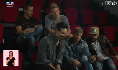 Video: A &#8220;reação&#8221; dos Backstreet Boys ao ouvirem Cristina Ferreira a cantar