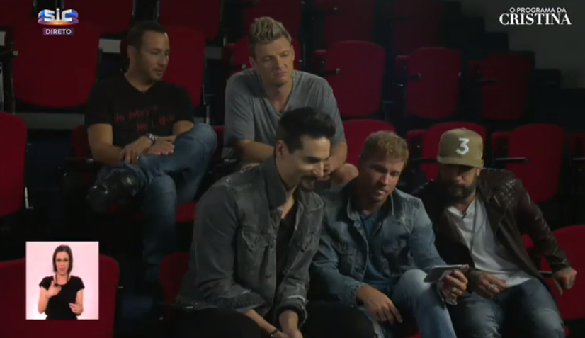 Video: A &#8220;reação&#8221; dos Backstreet Boys ao ouvirem Cristina Ferreira a cantar