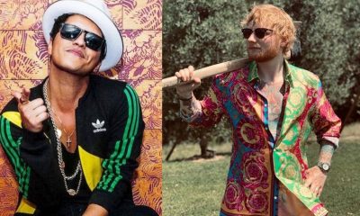 Depois de Justin Bieber a próxima parceria de Ed Sheeran será com Bruno Mars