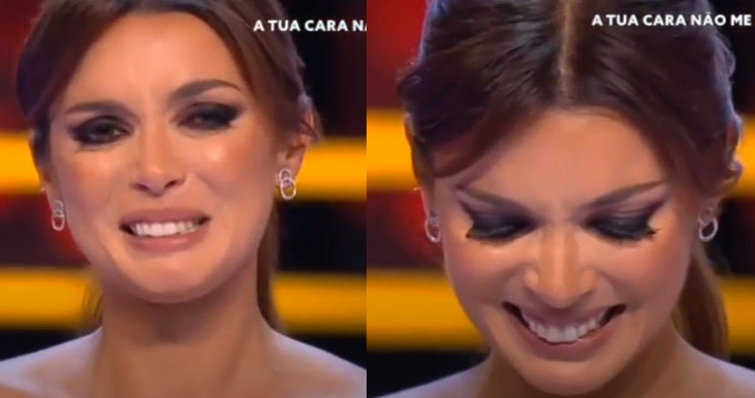 Video: Maria Cerqueira Gomes emociona-se em direto na final de &#8220;A Tua Cara Não Me É Estranha&#8221;