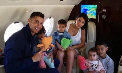 Cristiano Ronaldo leva família a jogar golfe: &#8220;Domingo feliz em família&#8221;