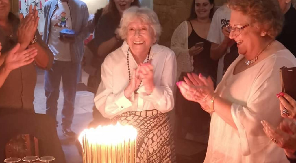 As imagens do 91º aniversário de Eunice Muñoz