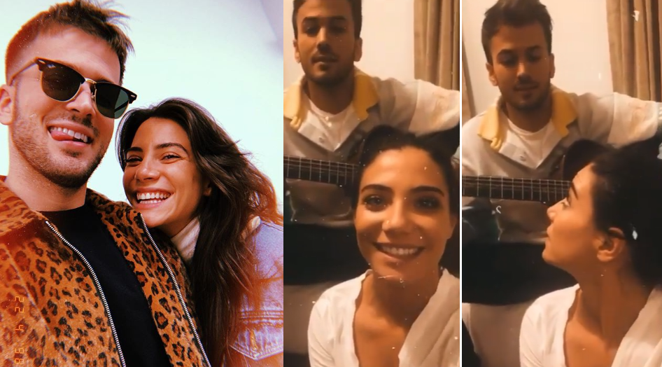 Video: David Carreira faz dueto com a namorada: &#8220;Que lindos&#8221;
