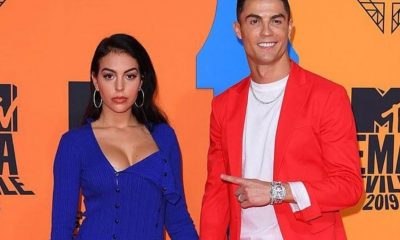 Video: Georgina Rodriguez subiu ao palco dos MTV EMA&#8217;s e deixou Cristiano Ronaldo orgulhoso