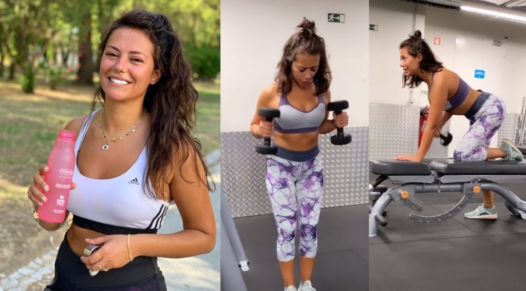 Video: Sofia Ribeiro orgulhosa do seu &#8216;esforço&#8217;: &#8220;O corpo volta ao seu lugar. Sem pressas, com foco na saúde&#8221;