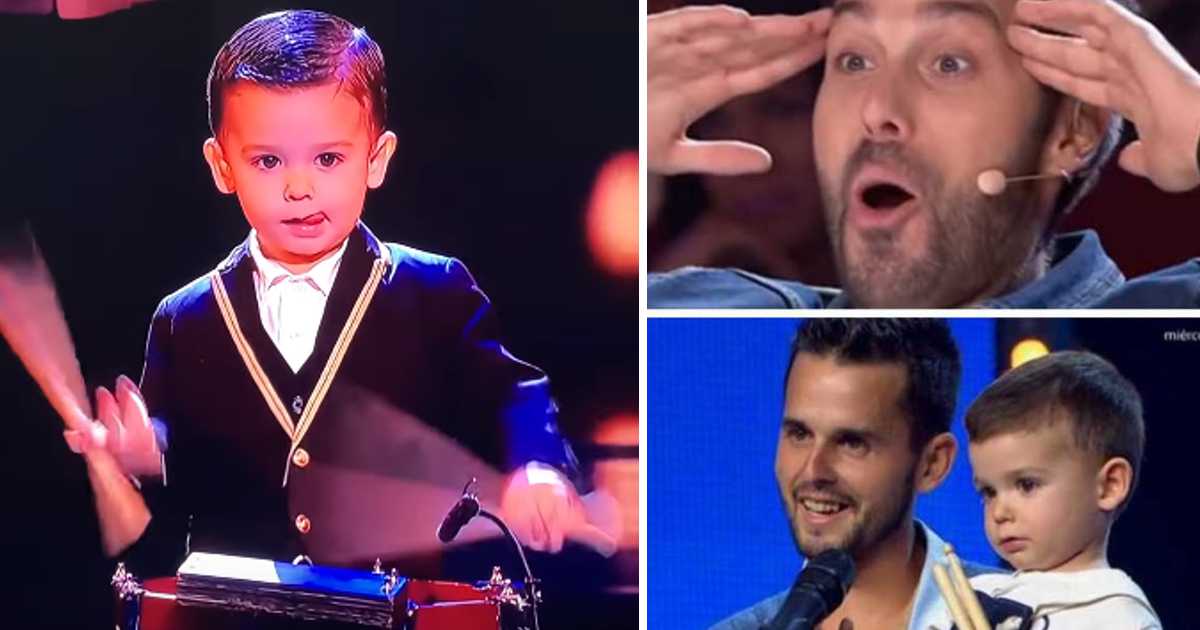 Video: Hugo, o menino de 2 anos que toca tambor e já está na final do &#8220;Got Talent&#8221;
