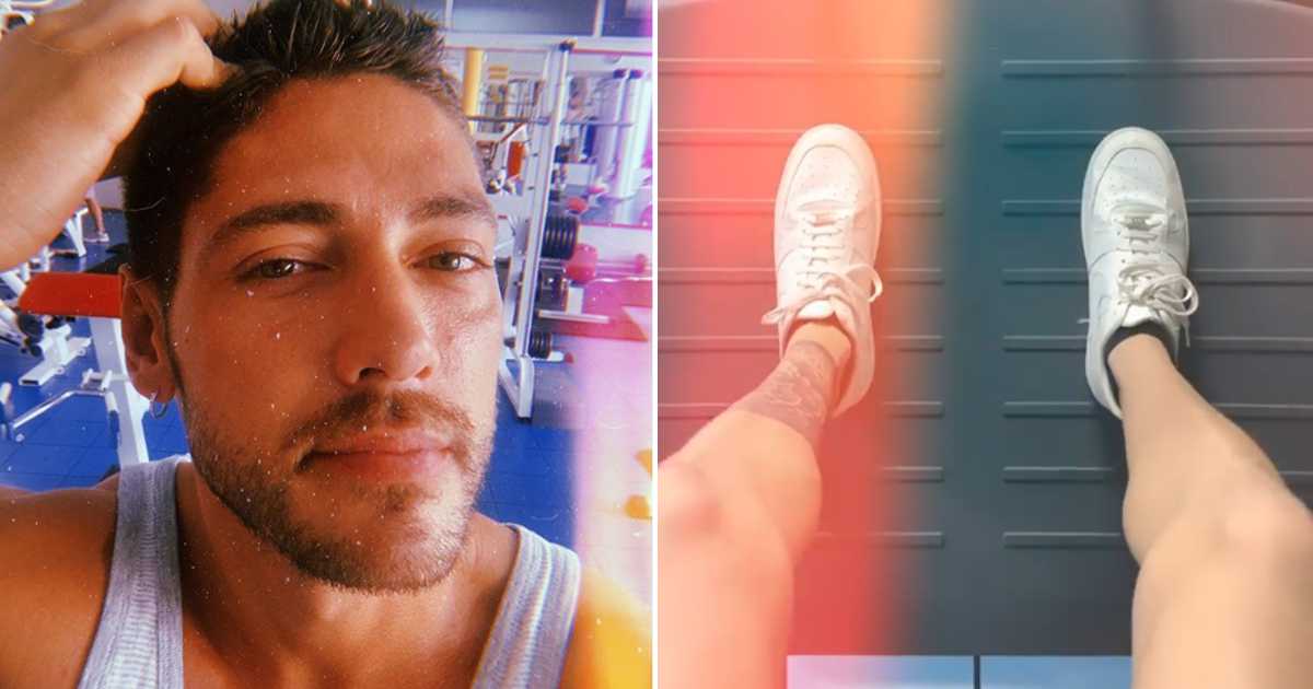 Video: No ginásio, Ângelo Rodrigues mostra perna quase recuperada