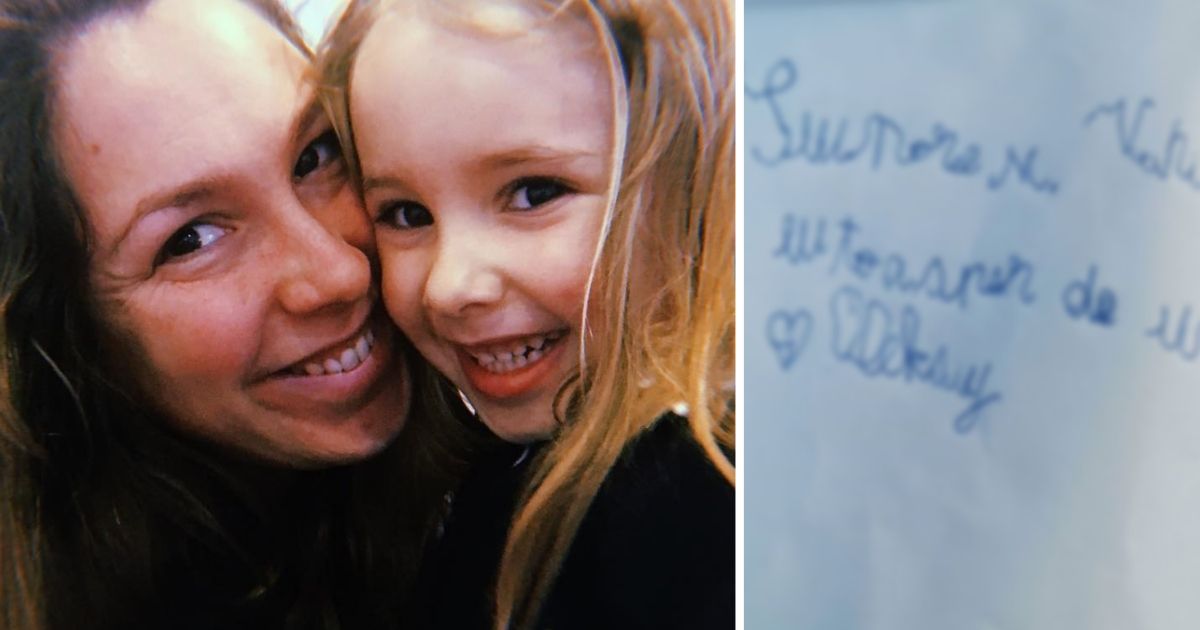 Joana Madeira mostra bilhete que a filha de seis anos recebeu: &#8220;Estou tramada com a gaiata&#8221;