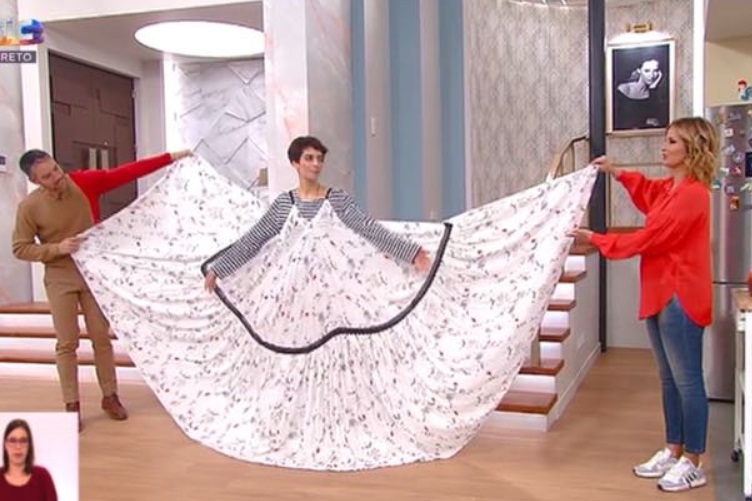 Video: O &#8216;gigante&#8217; vestido de Joana Barrios que não deixou ninguém indiferente