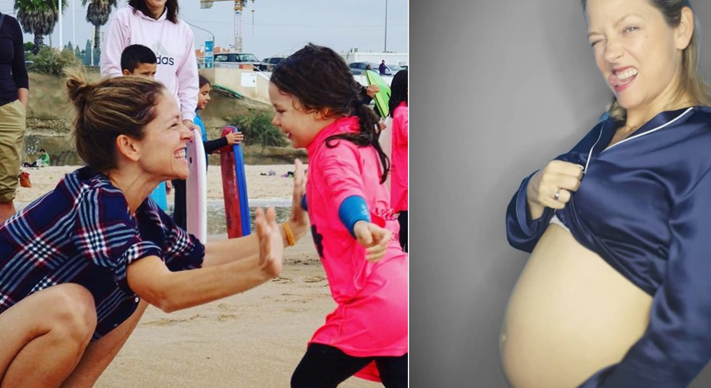 Paula Lobo Antunes partilha foto encantadora do beijo da filha na sua barriga: &#8220;Magnifica foto&#8230;&#8221;