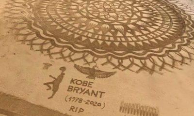 Video: Português faz bonita homenagem a Kobe Bryant nas praias do Algarve