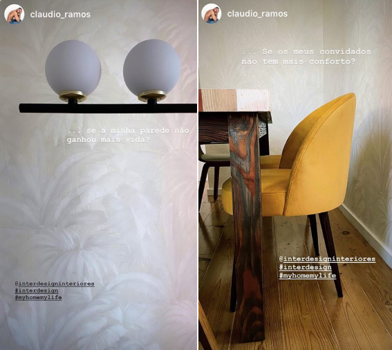 Cláudio Ramos &#8216;brinda&#8217; fãs com fotos da nova decoração da sua casa: &#8220;Estou apaixonado&#8230;&#8221;