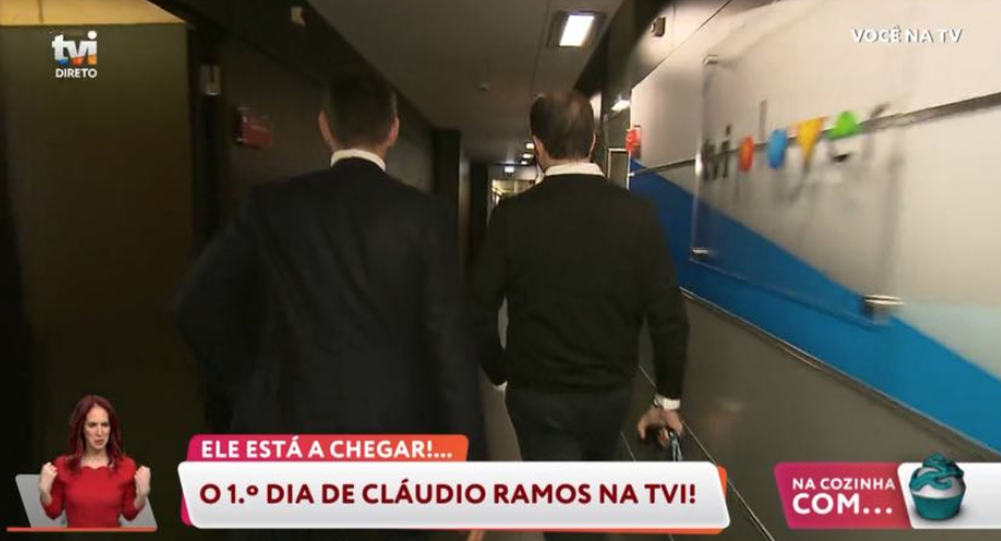 Emoções ao rubro com a chegada de Cláudio Ramos à TVI