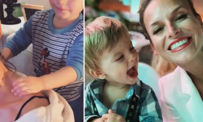 Video: Nuria Madruga mimada pelo filho mais novo: &#8220;Que massagem boa&#8230;&#8221;