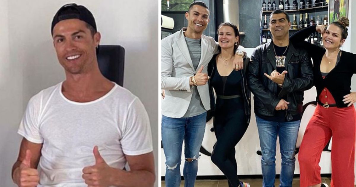 Família de Cristiano Ronaldo junta em mais um treino: &#8220;Continuamos na luta, em casa&#8230;&#8221;