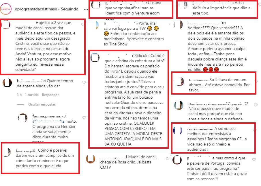 Cristina Ferreira criticada por receber António Joaquim: &#8220;Tenha vergonha, a vida não é só dinheiro e audiências&#8221;