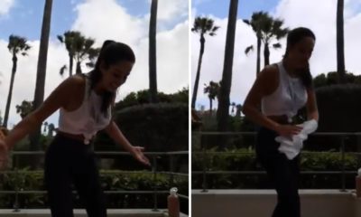 Video: Momento insólito de Rita Pereira enquanto treinava: &#8220;Decide fazer cocó no no meu tapete&#8230;&#8221;