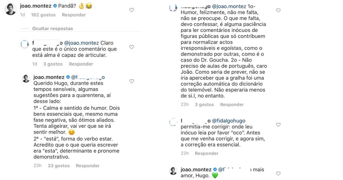 Comentário de João Montez em foto de Goucha gera polémica: &#8220;Comentários ocos&#8230;&#8221;