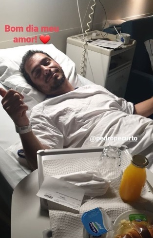 Pedro Pé-Curto internado no hospital para intervenção cirúrgica