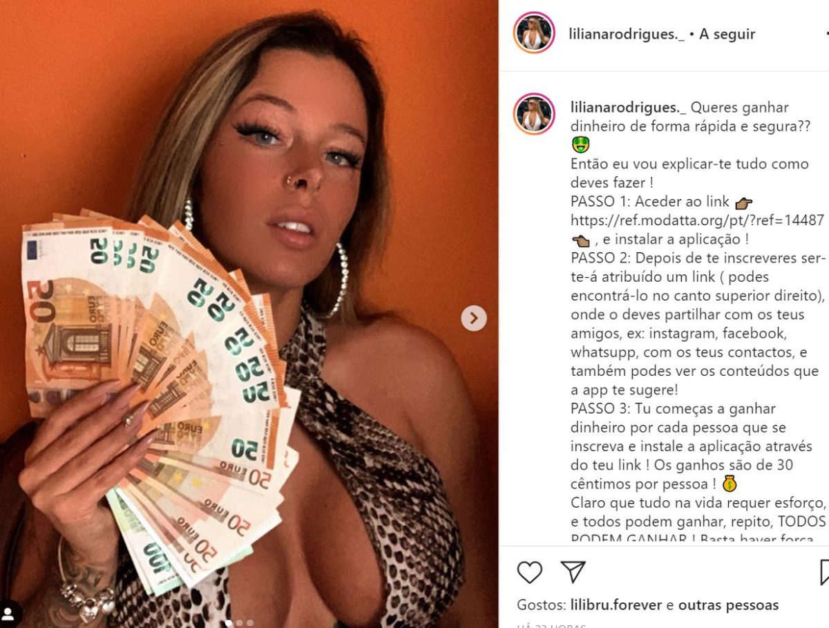 Liliana Rodrigues mostra forma de “ganhar dinheiro rápido e seguro”: “Já consegui 1200€&#8230;”