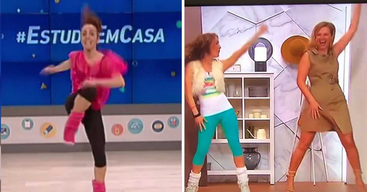 Professora da Tele-Escola que ficou viral pela &#8220;dança&#8221; contagiou Cristina Ferreira: &#8220;Que energia&#8230;&#8221;
