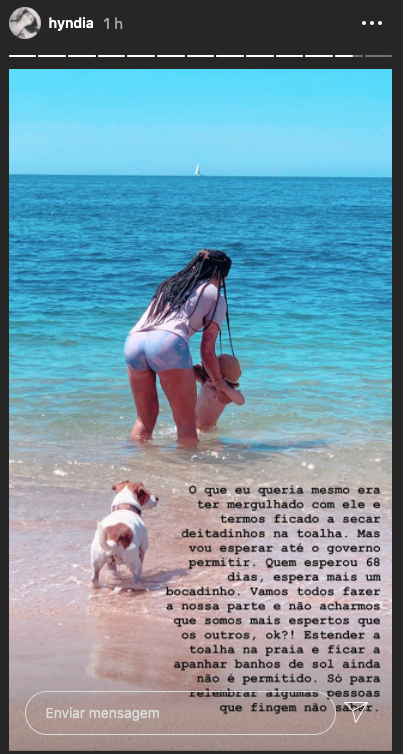 Rita Pereira explica ida à praia e deixa &#8220;recado&#8221;: &#8220;Só para relembrar algumas pessoas&#8230;&#8221;