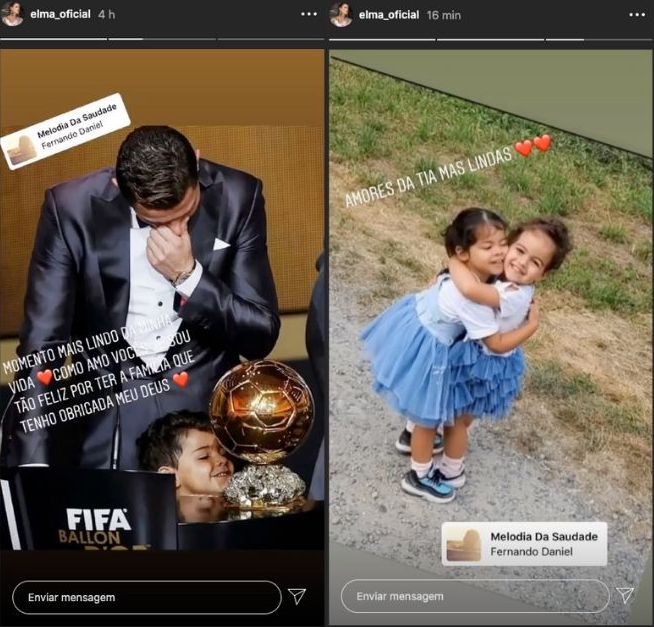 Nostálgica, Elma Aveiro revela saudades de Cristiano Ronaldo e dos sobrinhos: &#8220;Como amo vocês&#8230;&#8221;