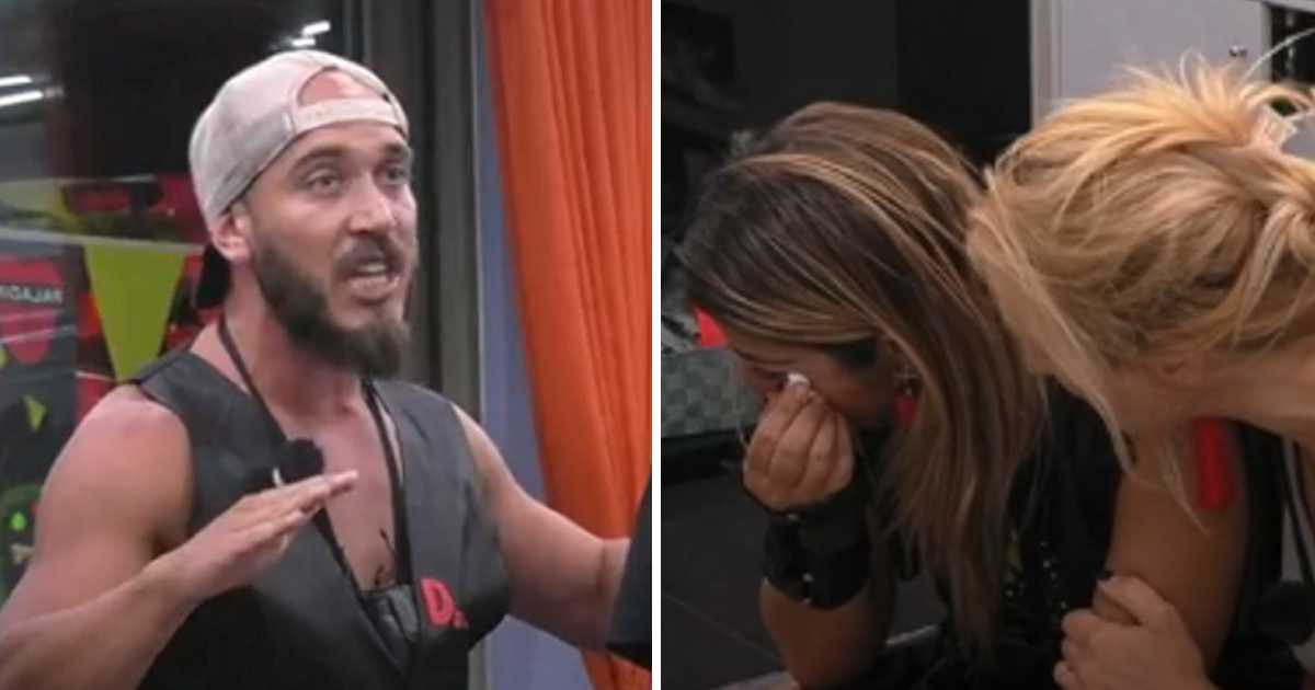 Big Brother: Daniel Monteiro deixa Angélica em lágrimas: &#8220;Ele é um animal&#8230; Nem o meu marido me trata assim..&#8221;